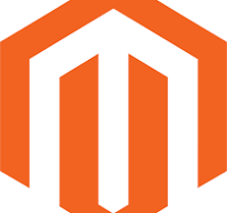 An orange geometric logo featuring three vertical bars with a hexagonal outline, resembling the letter M—ideal for a Shopify developer or businesses specialising in Shopify development and services.